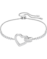 Swarovski White Lovely Bracelet - Rhodium Plating