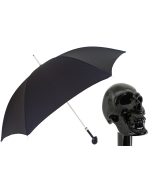 Pasotti Black Skull Umbrella