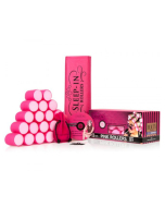 Sleep-In Rollers Gift Pack Includes 20 Rollers/ Drawstring Bag and Velour Pouch with Clips