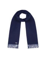 Hortons 100% Cashmere Scarf Navy Blue