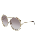 Chloé CE114SC Carlina Gold/Gradient Light Brown Sunglasses For Women