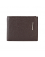 Azzaro 100% leather Men's Wallet - Dark Brown