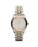 Emporio Armani Ladies 'Franco' Watch - Silver and Gold