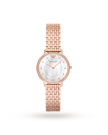 Emporio Armani Rose Gold Plated Ladies Watch AR11006