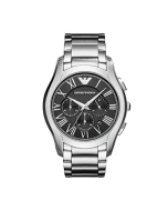 Emporio Armani Men's Silver Tone Chronograph Wristwatch