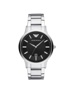 Emporio Armani Mens Silver Watch AR11181