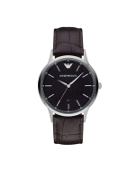 Emporio Armani Brown Leather Strap Mens Watch AR11187