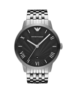 Emporio Armani Mens Classic Stainless Steel Watch AR1614