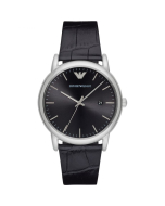 Emporio Armani Mens Classic Black Analog Watch AR2500