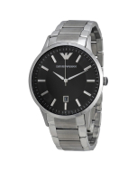 Emporio Armani Men's Watch - Silver/Black AR2457
