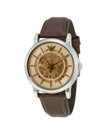 Emporio Armani Mens Brown Leather Watch