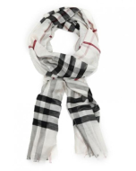 Burberry Unisex Wool & Silk Scarf