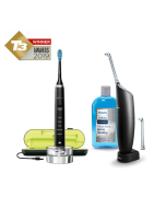 Philips DiamondClean Toothbrush 2019 Edition + AirFloss Pro in Black Bundle