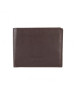Azzaro Leather Wallet - Chocolate Brown