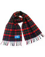 House of Edgar 100% Lambswool Scarf in Glasgow Modern Pattern 