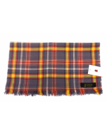 House of Edgar 100% New Wool Handmade Scarf in Clocktower Lavender Pattern