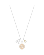 Swarovski Zodiac Pendant, Leo, White, Rhodium Plating