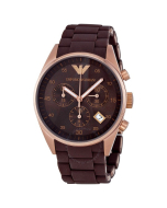 Emporio Armani Ladies Brown Tazio Watch