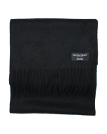 Gretna Green Cashmere Scarf. 100% Wool - Black