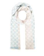 Gucci - GG Jacquard scarf - Ivory