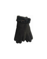 Hortons England Richmond Sheepskin Gloves -  Dark Brown