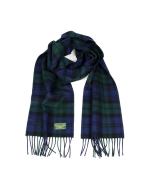 Glencroft 100% Pure New Wool Tartan Scarves - Black Watch