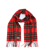 Glencroft 100% Pure New Wool Tartan Scarves - Royal Stewart