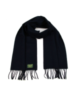 Glencroft 100% Pure Lambswool Plain Scarf - Navy