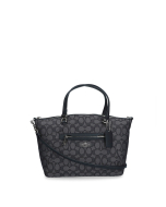 Coach Prairie Satchel in Black Signature Canvas