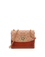 Coach Parker 18 In Signature Canvas With Rivets - Tan