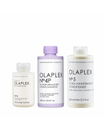 Olaplex - Blonde Toning Shampoo No.4P, Bond Conditioner No.5 & No.3 Hair Perfector Bundle