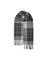 House of Edgar - Premium Wool Silk Lightweight Scarf - Paisley Grey