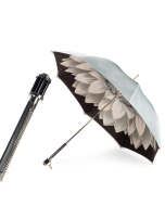 Pasotti Luxury Green Dahlia Umbrella, Double Cloth 