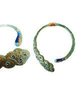 Pasotti Luxury Peacock Necklace - Blue/Green