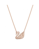 Swarovski Swan Crystal Pendant in limited edition Rose Gold