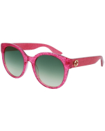 Gucci - GG0035S-005 Glittered Opal Fuchsia Sunglasses