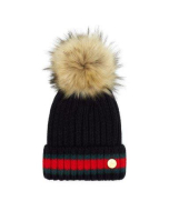 Hortons Kloster Pom Pom Hat Black 