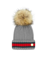 Hortons Kloster Pom Pom Hat Light Grey