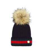 Hortons Kloster Pom Pom Hat Navy
