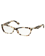 Prada 'Swing' Glasses UA0101- Beige/Black
