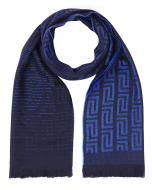 Versace Wool Scarf - Blue