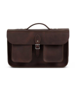 Gweniss Jude Briefcase - Premium Vintage Brown