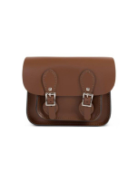 Gweniss Freya Mini Satchel - Dark Brown
