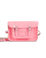 Gweniss Charlotte Satchel - Pastel Pink - 13"