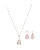 Swarovski Vintage Set in Pink and Rose Gold