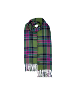 House of Edgar - Premium Wool Silk Lightweight Scarf - Wasabi Royal Stewart