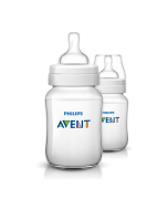 Philips Avent Classic Baby Bottle Two Pack - Clear