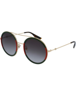 Gucci - Gold, Green and Red Sunglasses