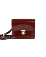 Gweniss Sofia Crossbody Bag - Oxblood Patent