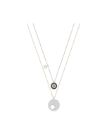 Swarovski Crystal Wishes Evil Eye Pendant Set - Blue/Mixed Plating